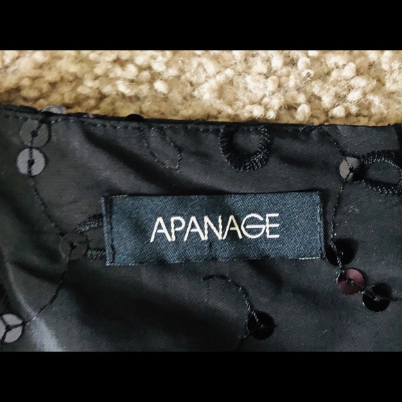 Apanage Party Sequins Dress size S Embellished evening prom formal embroidered - Picture 5 of 12
